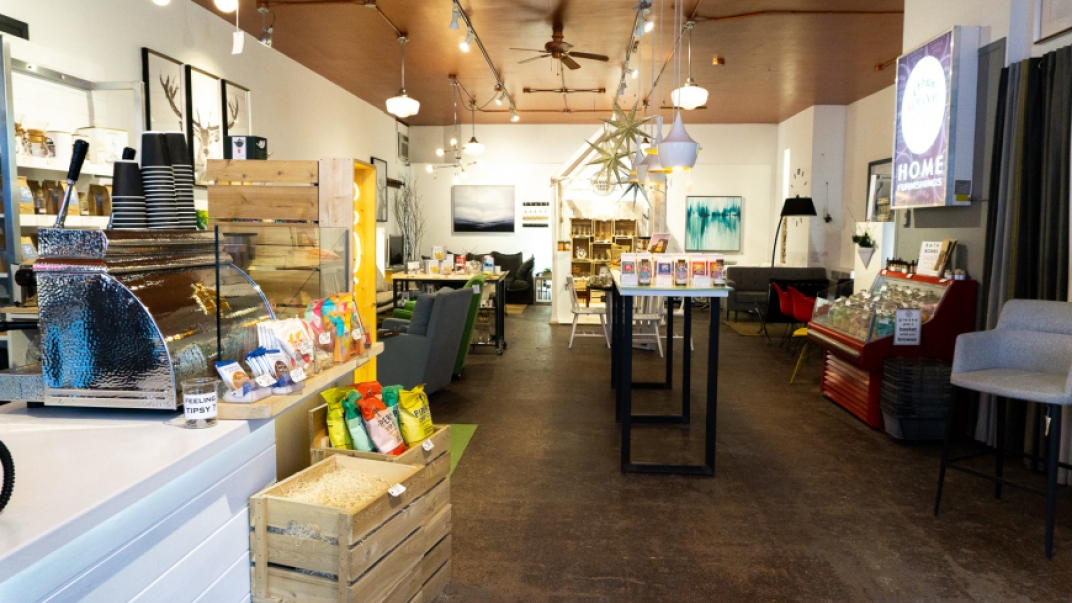 interior shot of the Urban Almanac store