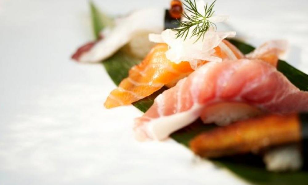 Colourful sushi